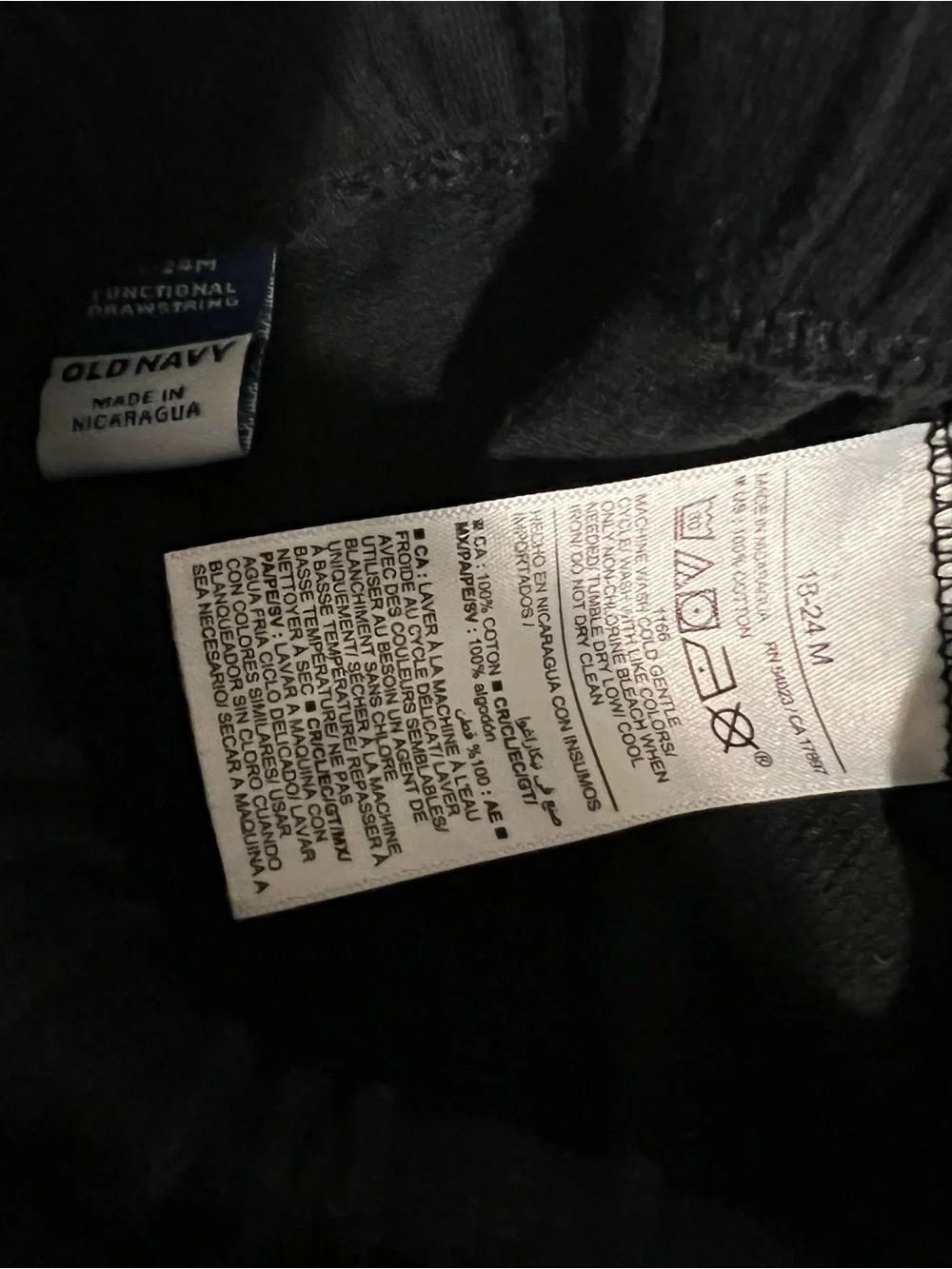 Set of Seven Old Navy Shorts in Neutral Colors in Size 18-24 Months
